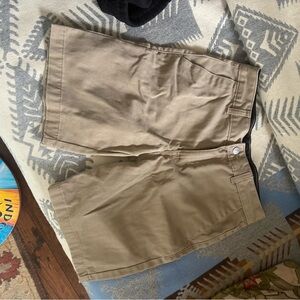 Volcom boys Khaki Flat Front Shorts